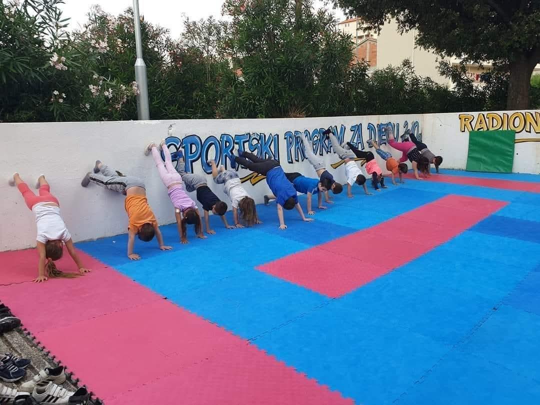 Djeca na treningu Sparta Split